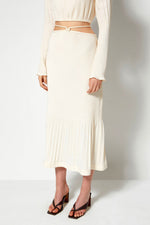 Mia Plisse Tie Waist Skirt