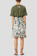 Hello Printed Viscose Skirt