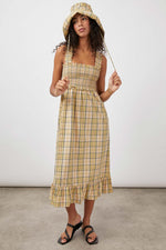 Rumi Plaid Cotton Dress